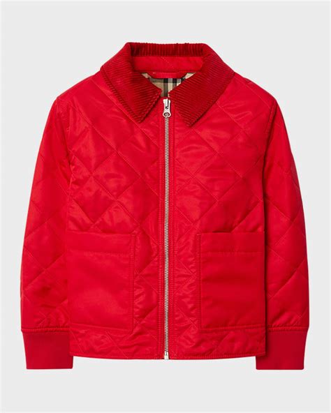 Burberry Boy's Otis Quilted Jacket, Size 3